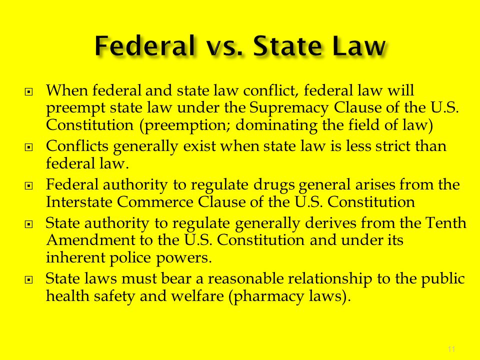Federal laws